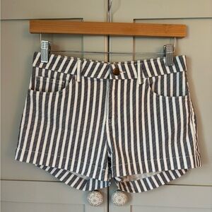 H&M Blue and White Shorts
